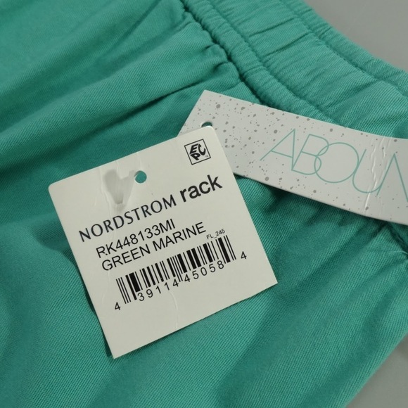 Abound Cargo Jogger Womens Large Green Marine Light Pants Lounge Comfy - Picture 8 of 13